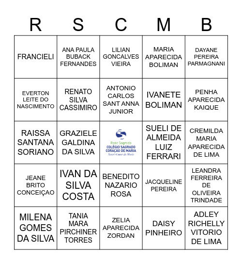 BINGO SAGRADO Bingo Card