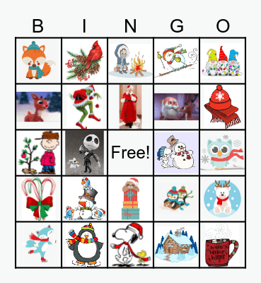 Winter Bingo! Bingo Card