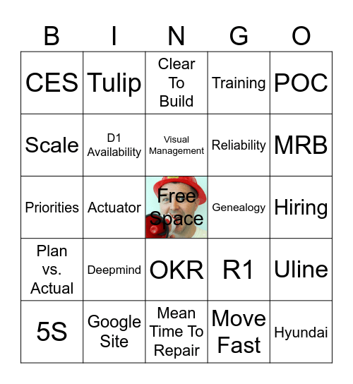 ProtoOps H2 2025 Bingo Card