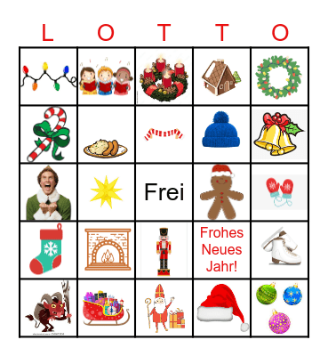 Holiday Virtual Social 2025 Bingo Card