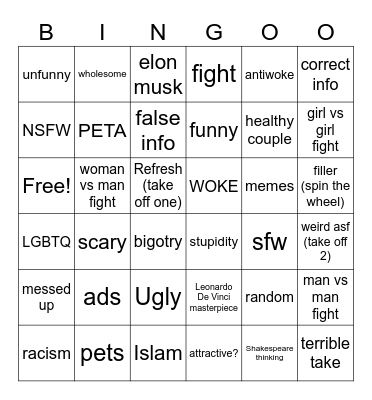 X (DLC BOARD) Bingo Card