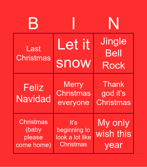 De ultieme, geweldige, sexy Obelix kerst muziek bingo Card