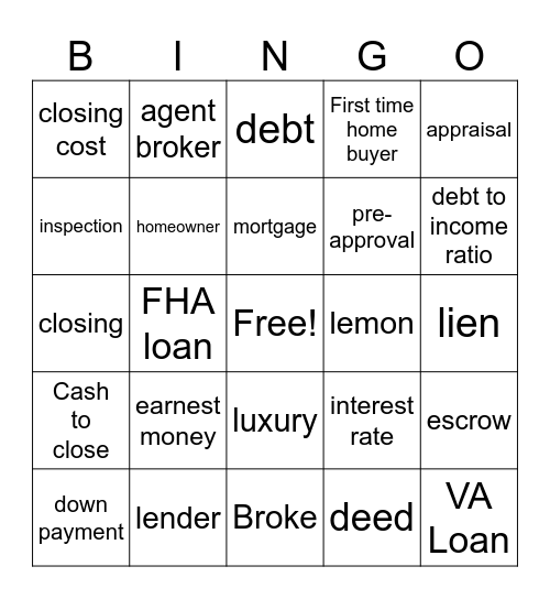Top Tier Bingo Card