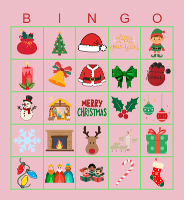 Christmas Bingo Card
