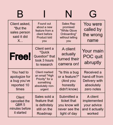 AI CS Bingo! Bingo Card