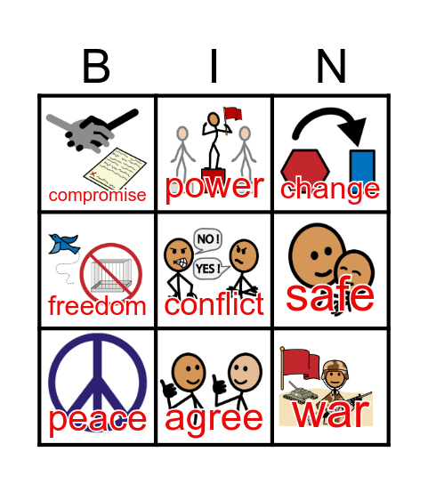 Unit 25: We Need Change Bingo Card