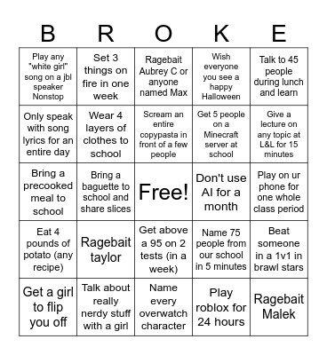 Ultimate Bingo♤ Bingo Card