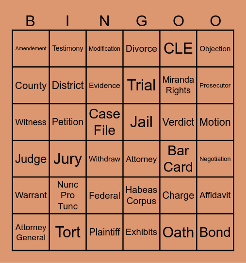 LIT BINGO Card