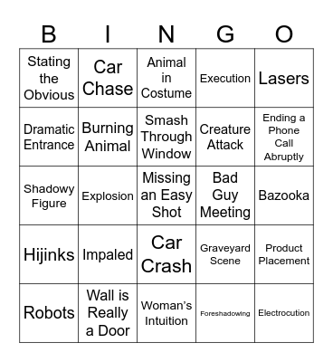 BINGOFLIX: Gremlins Bingo Card