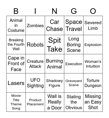 BingoFlix: Gremlins Bingo Card