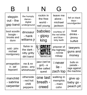 Nolan's Wrapped Bingo Card