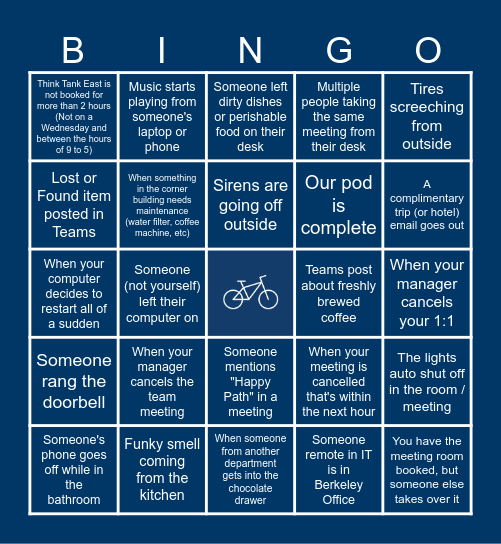 IT Bingo V10 Bingo Card