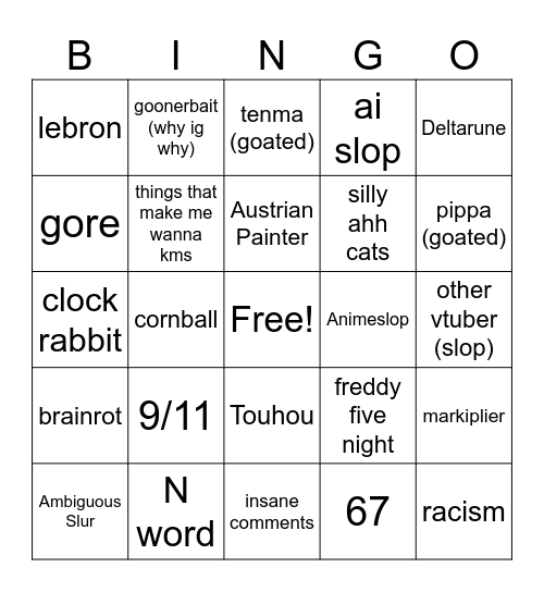 ig reels bingo Card