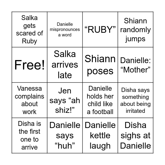 We is good people- 2025 Christmas BINGO Card