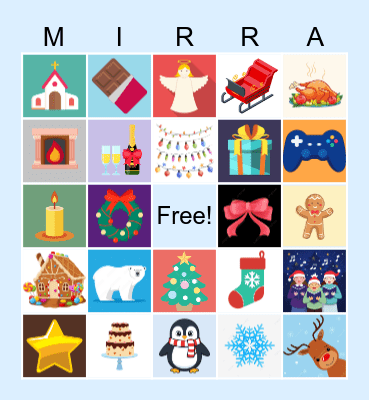 It's Christmas time! Bingo Card