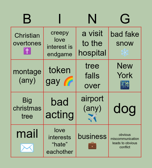 Crimmis Bingo 🎄 Bingo Card