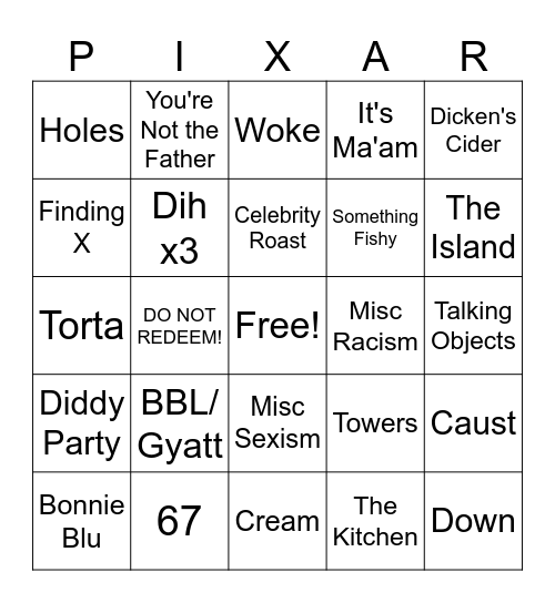 AI Slop Bingo! Bingo Card