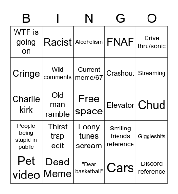IG Bingo Card