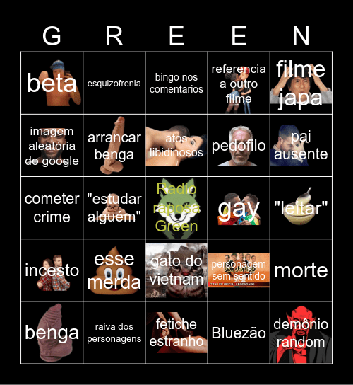 Radio Raposo Bingo Card