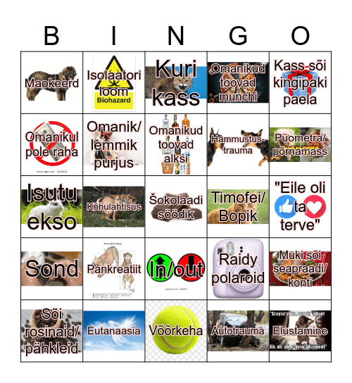 EMÜ JÕULUD! Bingo Card