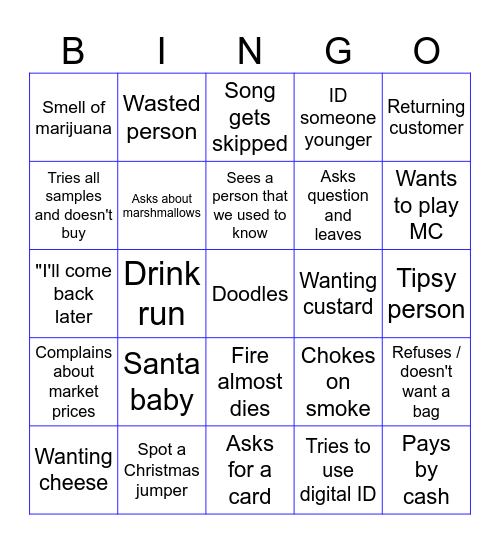 🎄 Christmas market 🎄 Bingo Card