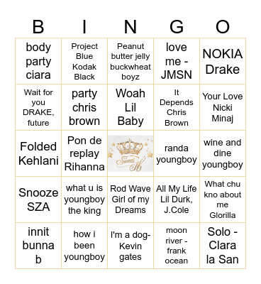 Happy Birthday KaMarra! Bingo Card