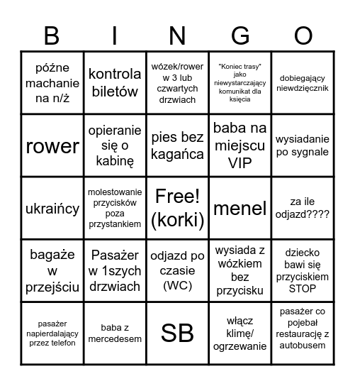 MZA Bingo Card