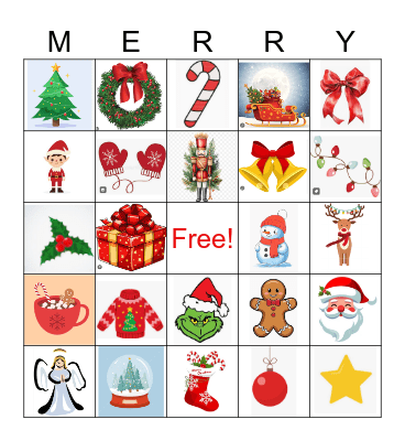 Christmas Bingo Card