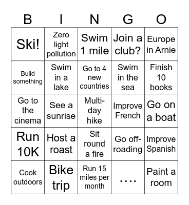 Lewis 2026 Bingo Card Bingo Card