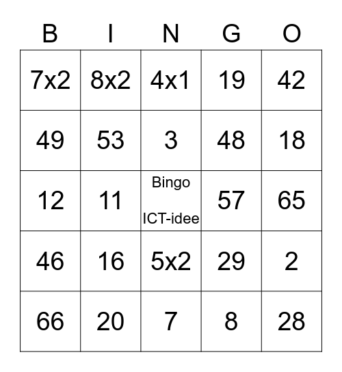 FAMILY DAY Bingo Card