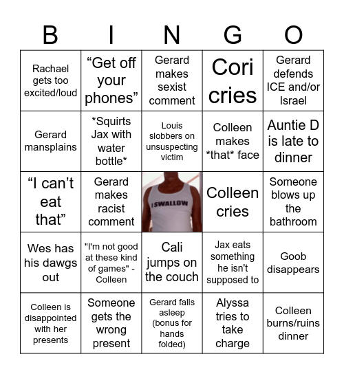 Christmas Bingo Card