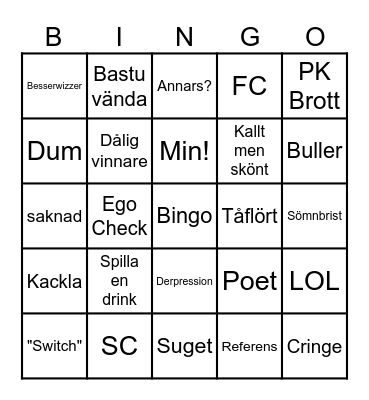 2026 Here we come! Bingo Card