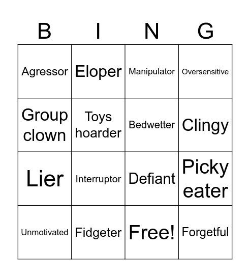 How lucky are you? Bingo Card