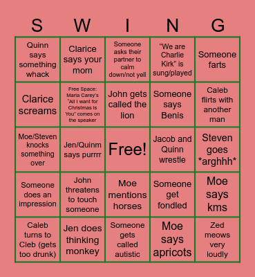 XMAS BINGO 2025 Bingo Card