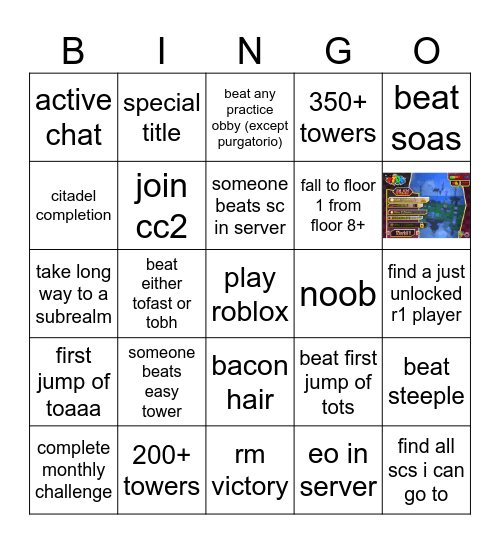 Etoh Bingo Card