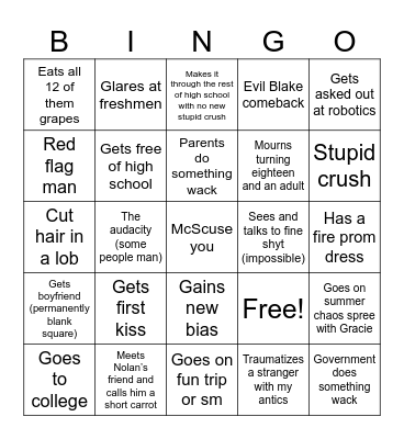 2026 Bingo Chaos Bingo Card