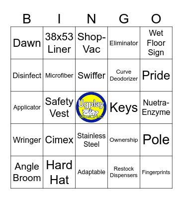 Ugplay Services Inc. Bingo Card