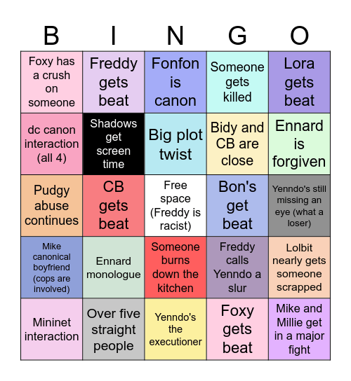 Real's Au Rewrite Bingo ! Bingo Card