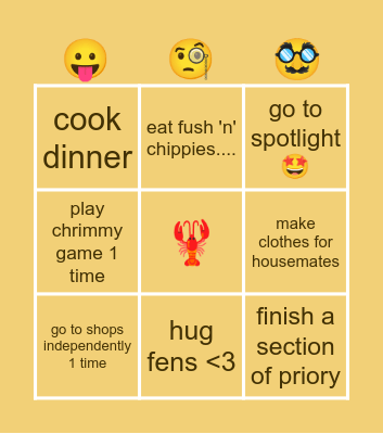 ~10 days of december~ Bingo Card