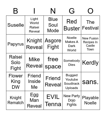 DR CHAPTER 5 Bingo Card