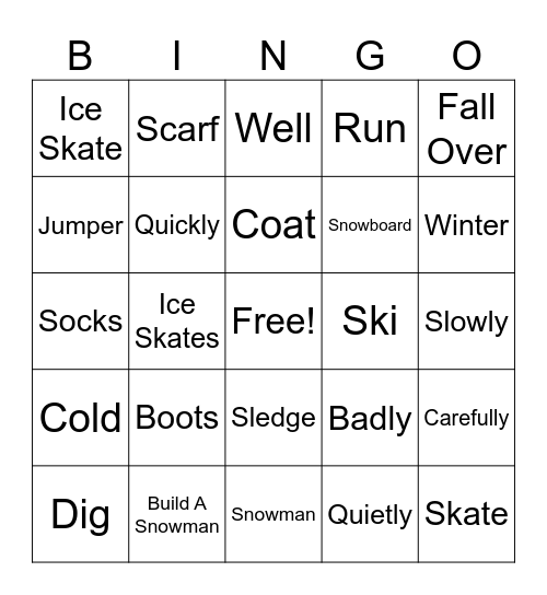 Unit 4 Lead The Way Book 3 Bingo Card