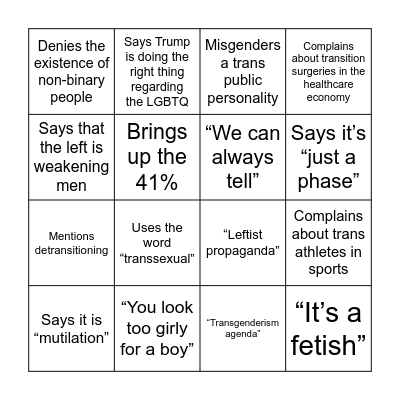 New Year’s Eve Bingo Card