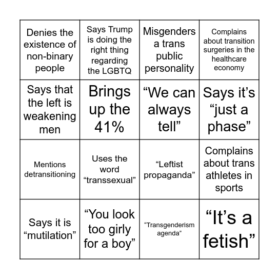 New Year’s Eve Bingo Card