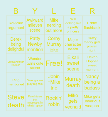 Vol2 st bingo Card