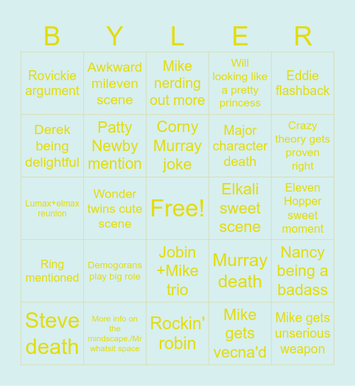 Vol2 st bingo Card