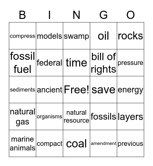 513  Bingo Card