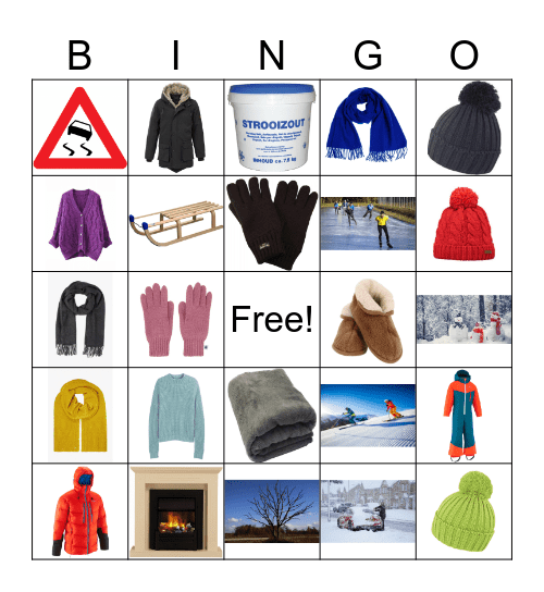 winter Bingo Card