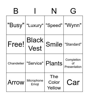 Training Engagement Activity Bingo Card