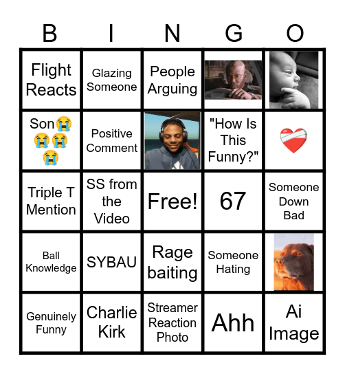 TikTok Comment Bingo Card