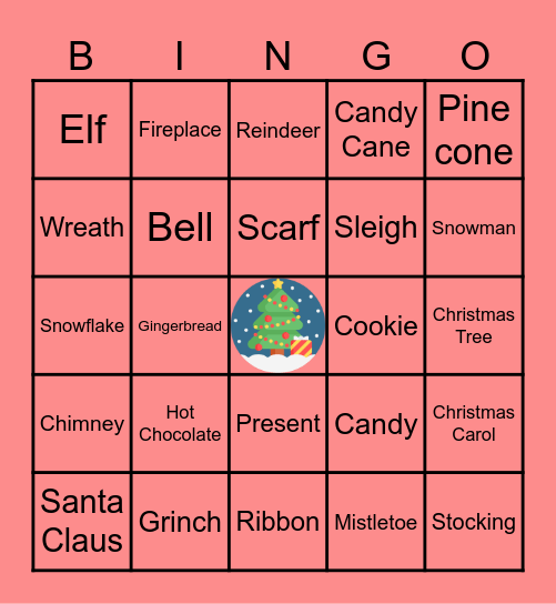 Christmas Bingo Card